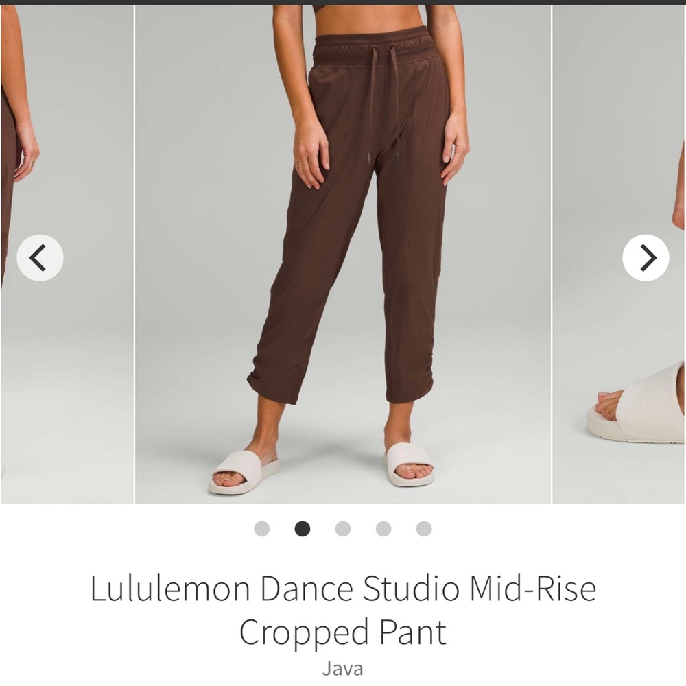 Euc Lululemon Athletica Java Dance Studio Mid Ris… - image 1
